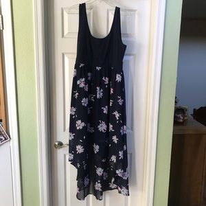Torrid chiffon high low dress